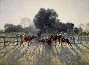 Elioth Gruner Spring Frost oil painting